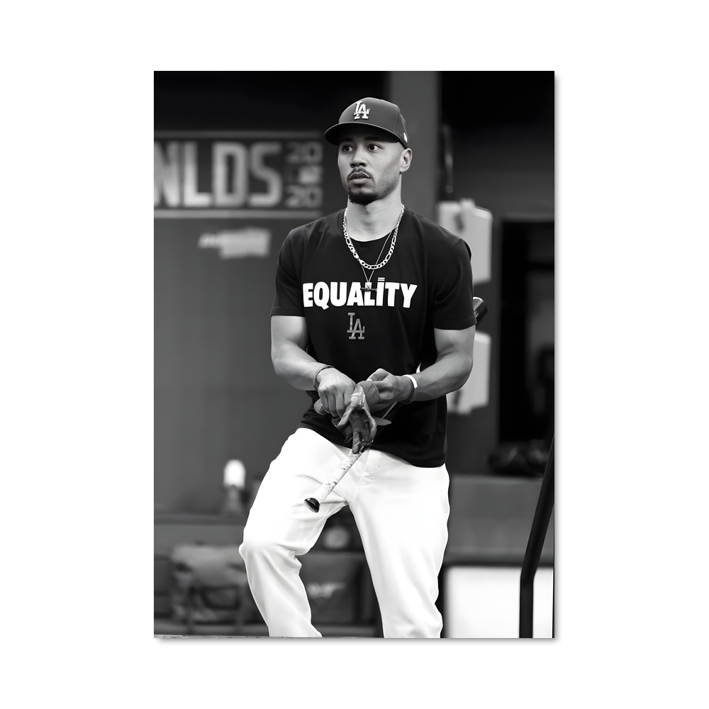 Poster Mookie betts contrastées